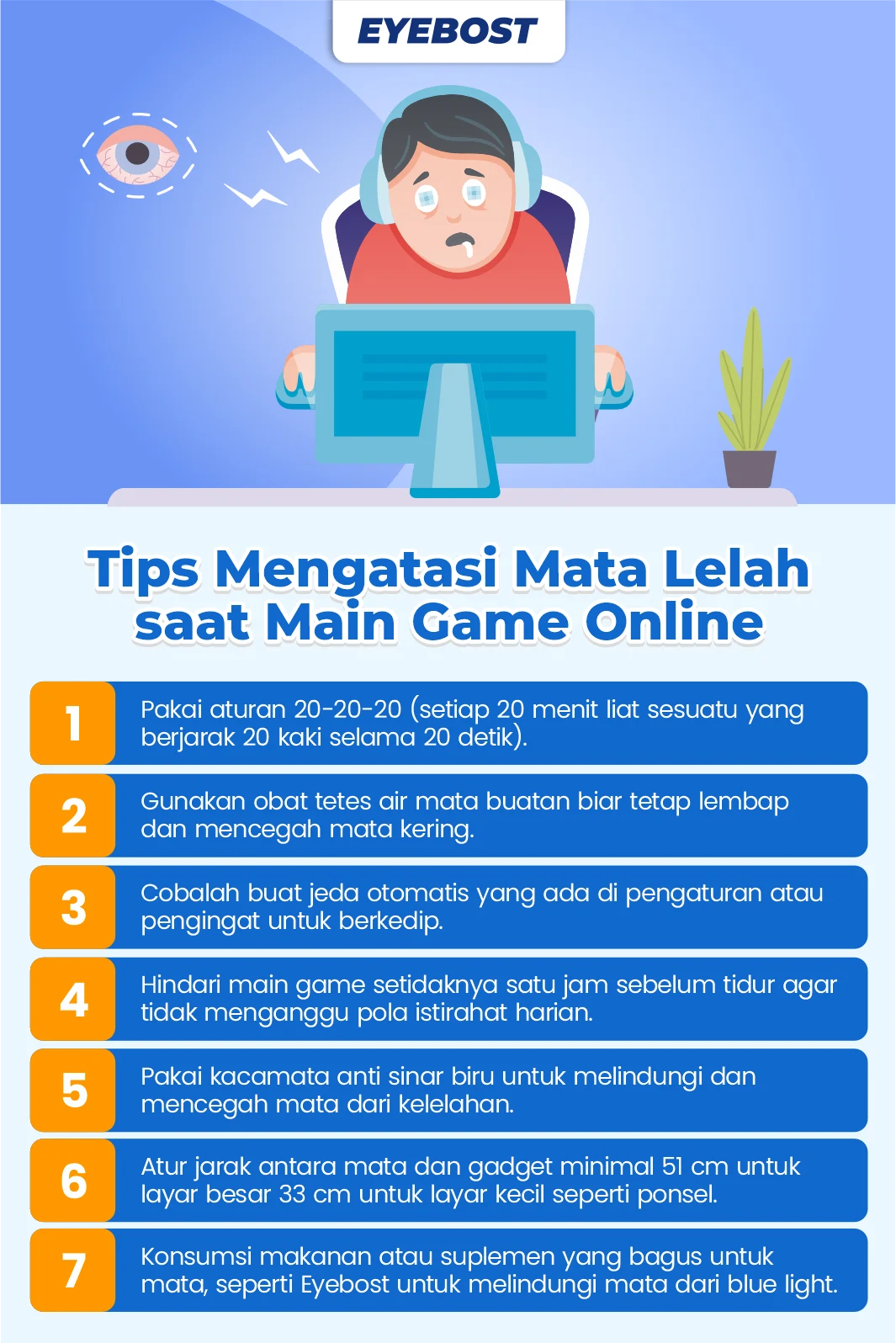 Cara Mengatasi Mata Lelah saat Main Game