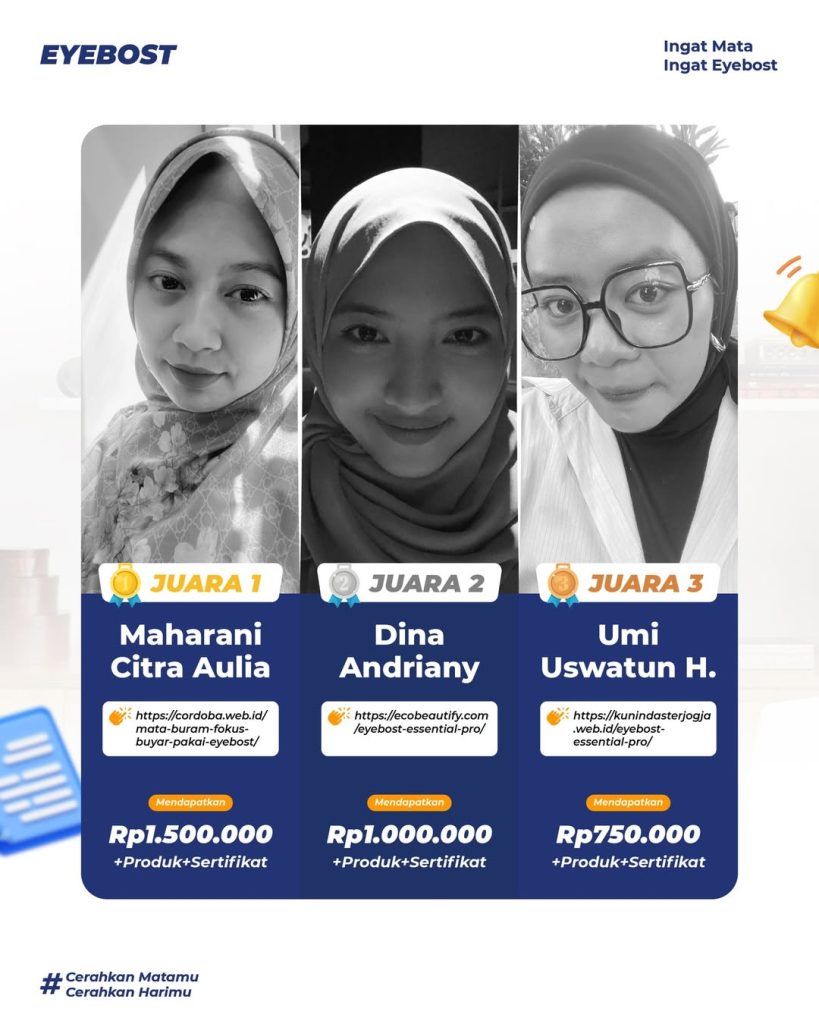 pemenang eyebost blog competition