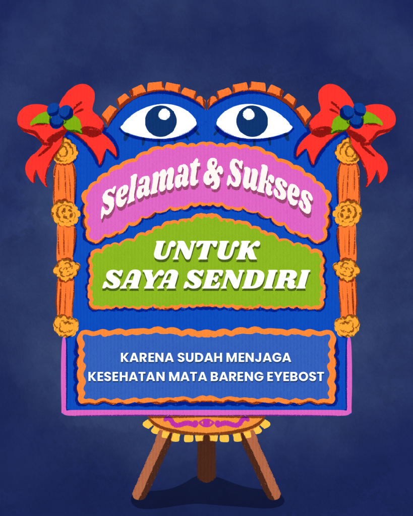 CTA Eyebost selamat untuk diri sendiri